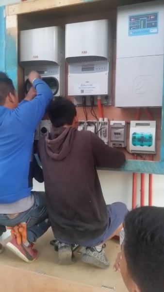 Installing grid back-up for brownouts in Guimaras